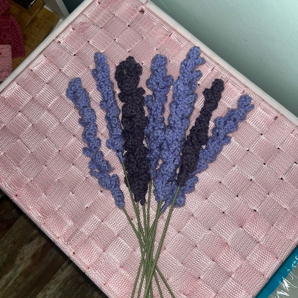 Handcrafted Lavender Crochet Bouquet
